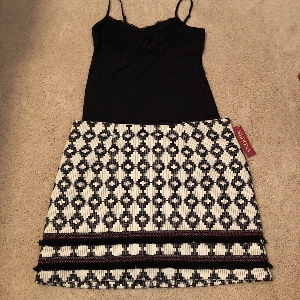 NWT Merona high quality lined skirt size 18 but fits 14